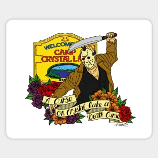 A CURSE ON CRYSTAL LAKE A DEATH CURSE Sticker